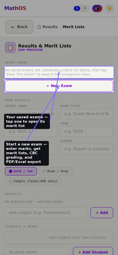 Assessment Manager page with callouts